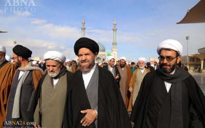 Secretary-General of AhlulBayt (a.s.) World Assembly attends at funeral c ( (11).jpg